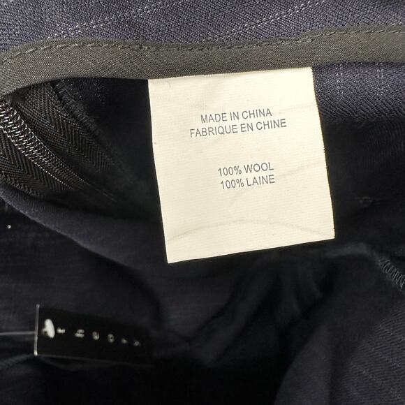 THEORY NWT Belisa Brisbane Navy Pinstripe Dress Trouser Pants // 6 - Picture 8 of 9